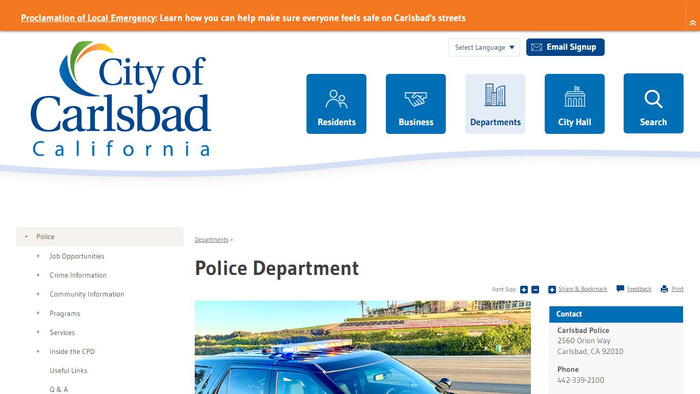 Police Department | Carlsbad, CA